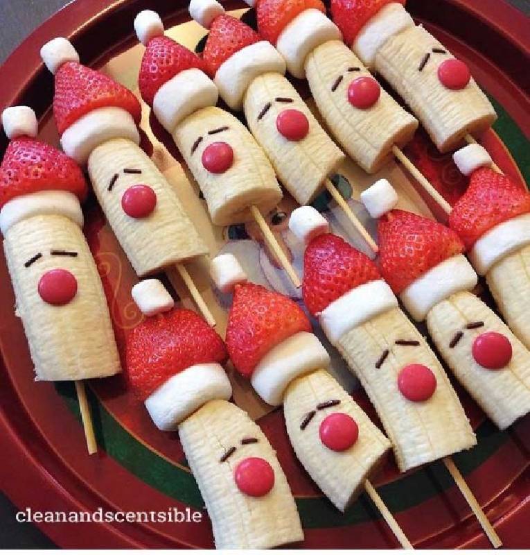 brochettes fruit noel