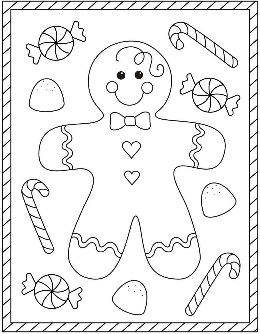 coloriage pain d'epice