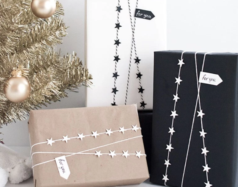 emballage cadeau chic diy