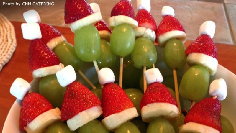 brochette fruit noel