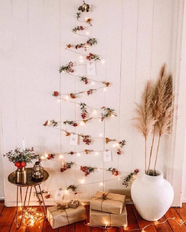 Arbre de Noël au style bohème