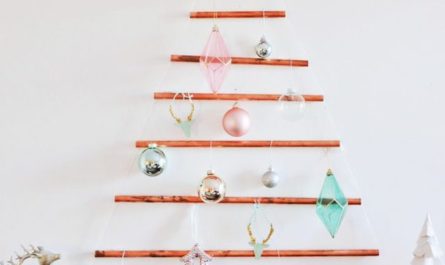 sapin mural-diy