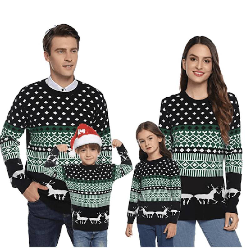 Pull de noel familial