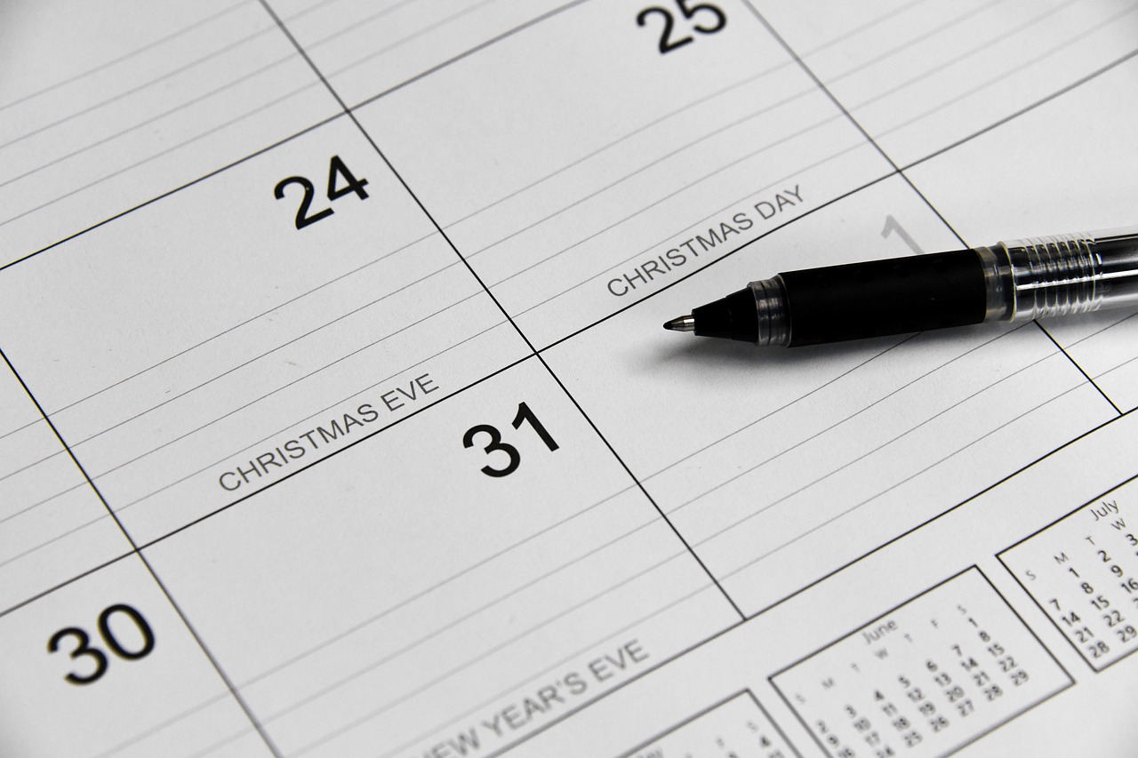 fixer date pour fete de noel entreprise